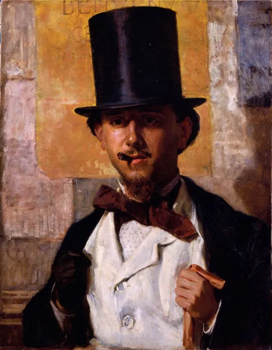 Framed Print : Morelli Domenico, Portrait of Bernardo Celentano, 1859, 19th Century, oil on canvas, Italy, Lazio, Rome, National Gallery of Modern Art