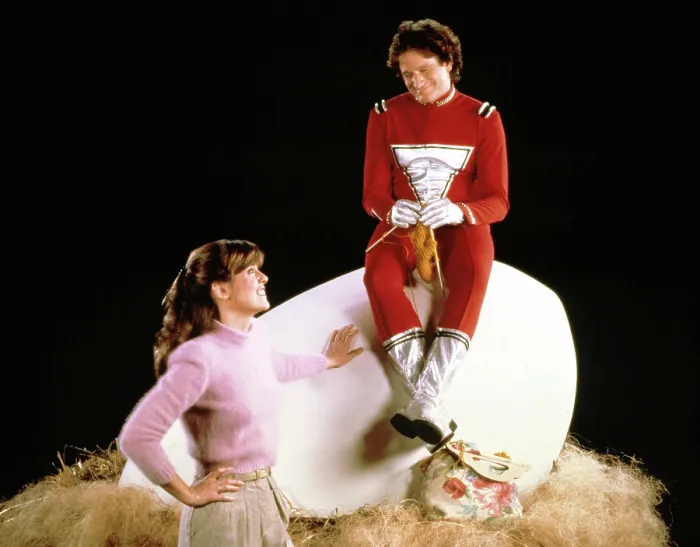 Framed Print : MORK AND MINDY, Pam Dawber, Robin Williams, 1978-82