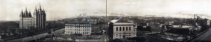 Framed Print : Mormon Temple, Salt Lake City, Utah, 1910