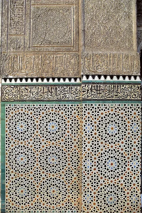 Framed Print : MOROCCO. Fes. Madrasah Bou Ainania. Wall decoration with mosaics and stucco. Islamic art. Ceramics. AISA / Everett Collection**US SALES ONLY** Framed Print : MOROCCO. Fes. Madrasah Bou Ainania. Wall decoration with mosaics and stucco. Islamic art. Ceramics. AISA / Everett Collection**US SALES ONLY**