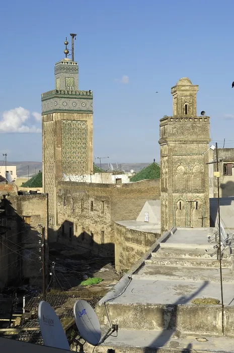 Framed Print : MOROCCO. Fes. Minarets in the medina. AISA / Everett Collection**US SALES ONLY** Framed Print : MOROCCO. Fes. Minarets in the medina. AISA / Everett Collection**US SALES ONLY**