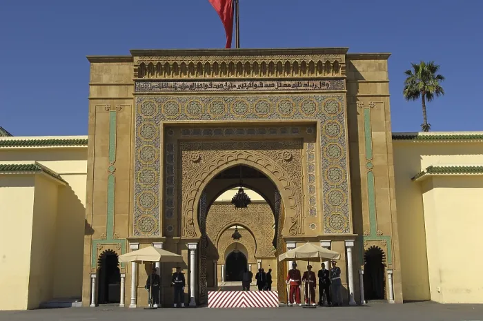 Framed Print : MOROCCO. Rabat. Entrance gate into the Royal Palace. AISA / Everett Collection**US SALES ONLY**
