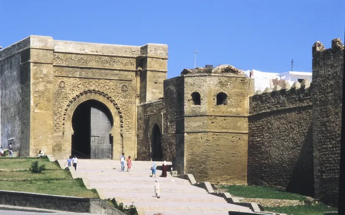 Framed Print : MOROCCO. RABAT-SAL-ZEMMOUR-ZAER. Rabat. Gate and walls of the Oudaa Kasbah. AISA / Everett Collection**US SALES ONLY**