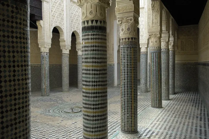 Framed Print : MOROCCO. Sal. Madrasah (c. 1341). Islamic art. Architecture. AISA / Everett Collection**US SALES ONLY**