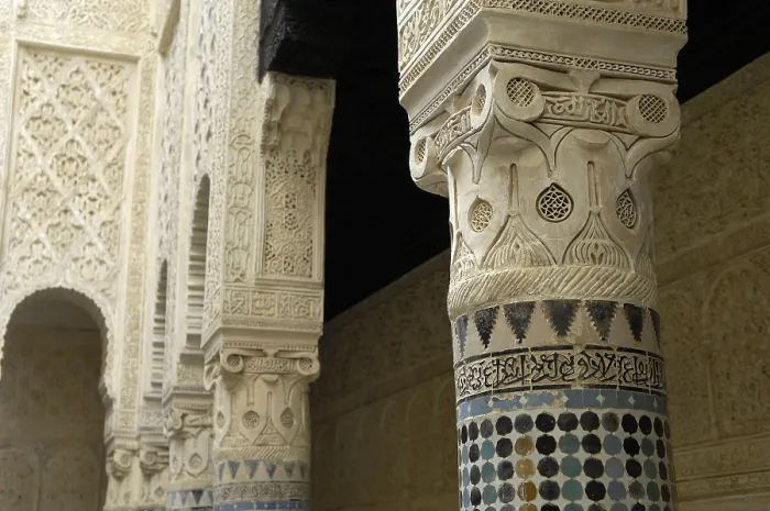 Framed Print : MOROCCO. Sal. Madrasah (c. 1341). Detail of the decorations. Islamic art. Architecture. AISA / Everett Collection**US SALES ONLY** Framed Print : MOROCCO. Sal. Madrasah (c. 1341). Detail of the decorations. Islamic art. Architecture. AISA / Everett Collection**US SALES ONLY**