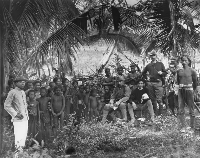 Framed Print : Moros, Muslim people of the southern Philippines, resisted the benign assimilation sought by their new American colonizers in 1900-1913