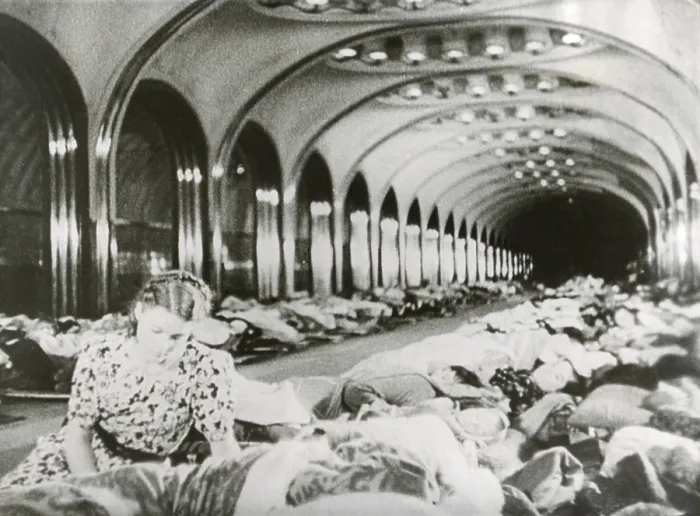 Framed Print : Moscow's subway stations were built for their possible use as air raid shelters. Civilians sleep in a underground station during the Battle of Moscow from Oct. 1941 to Jan Framed Print : Moscow's subway stations were built for their possible use as air raid shelters. Civilians sleep in a underground station during the Battle of Moscow from Oct. 1941 to Jan