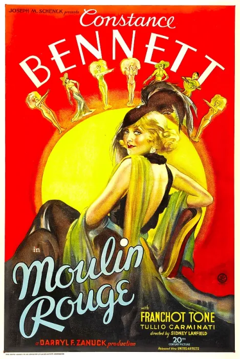 Framed Print : MOULIN ROUGE, 1934, Constance Bennett, poster art, TM and Copyright ©20th Century Fox Film Corp. All rights reserved. / courtesy Everett Collection