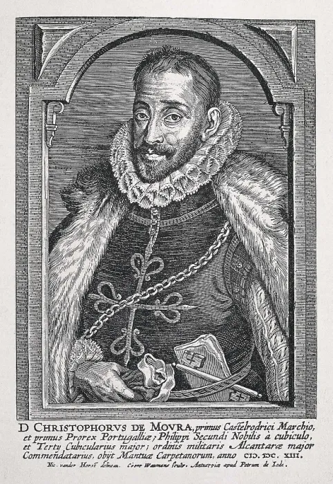 Framed Print : MOURA, Cristbal de (1538-1613). Engraving. SPAIN. Zaragoza. Academia General Militar (General Military Academy). AISA / Everett Collection**US SALES ONLY**
