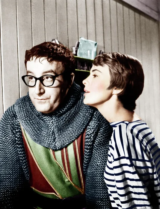 Framed Print : THE MOUSE THAT ROARED, from left: Peter Sellers, Jean Seberg, 1959 Framed Print : THE MOUSE THAT ROARED, from left: Peter Sellers, Jean Seberg, 1959