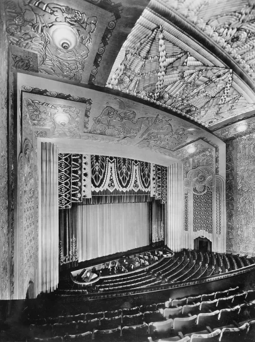Framed Print : Movie Theaters, The Paramount Theatre, interior, 2025 Broadway, Oakland, California, circa 1932