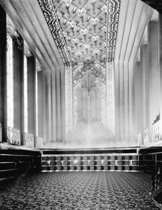 Framed Print : Movie Theaters, The Paramount Theatre, interior, grand lobby, 2025 Broadway, Oakland, California, circa 1932