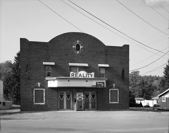 Framed Print : Movie theaters, The Reality Theatre, South Main Street, Robertsdale, Pennsylvania, circa 1980s Framed Print : Movie theaters, The Reality Theatre, South Main Street, Robertsdale, Pennsylvania, circa 1980s
