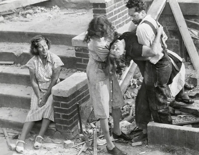 Framed Print : Movie still from a U.S. Army film about a hypothetical attack using an atomic bomb, Nov. 1948 Framed Print : Movie still from a U.S. Army film about a hypothetical attack using an atomic bomb, Nov. 1948