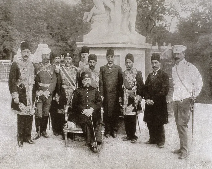 Framed Print : Mozzafar Al-Din (1853-1907). Shah of Persia (1897-1907). AISA / Everett Collection**US SALES ONLY** Framed Print : Mozzafar Al-Din (1853-1907). Shah of Persia (1897-1907). AISA / Everett Collection**US SALES ONLY**