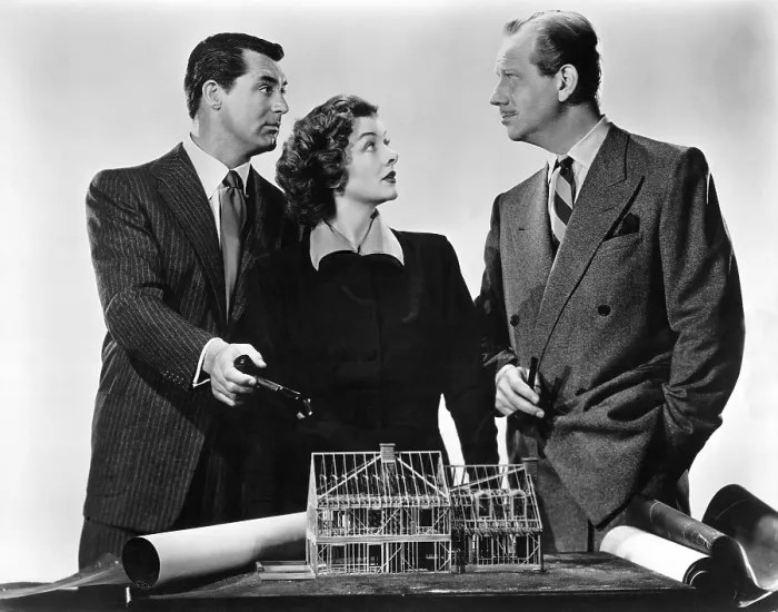 Framed Print : MR. BLANDINGS BUILDS HIS DREAM HOUSE, Cary Grant, Myrna Loy, Melvyn Douglas, 1948
