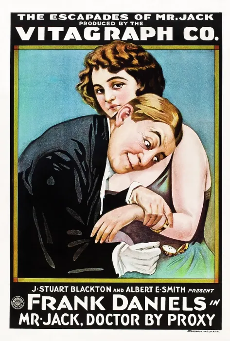 Framed Print : MR. JACK, DOCTOR BY PROXY, left: Frank Daniels on poster art, 1916