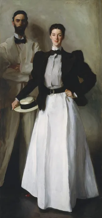 Framed Print : MR. AND MRS. I. N. PHELPS STOKES, by John Singer Sargent, 1897, American painting, oil on canvas