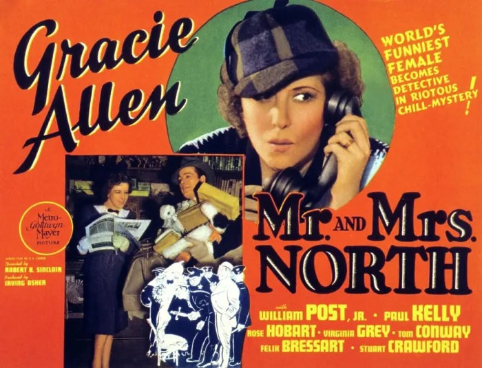 Framed Print : MR. AND MRS. NORTH, Gracie Allen, William Post, Jr. 1942 Framed Print : MR. AND MRS. NORTH, Gracie Allen, William Post, Jr. 1942