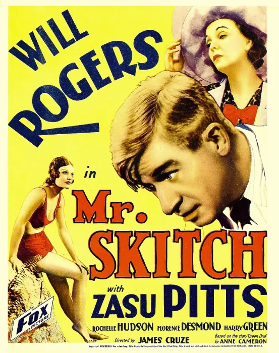 Framed Print : MR. SKITCH, top right from left: Will Rogers, Zasu Pitts on window card, 1933, TM and Copyright 20th Century Fox Film Corp. All rights reserved. / courtesy Everett Collection
