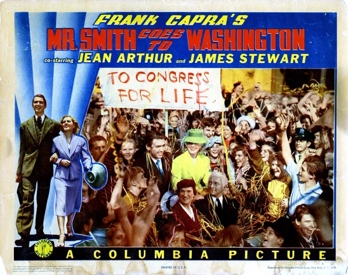 Framed Print : MR. SMITH GOES TO WASHINGTON, James Stewart, Jean Arthur, Beulah Bondi, Claude Rains, 1939