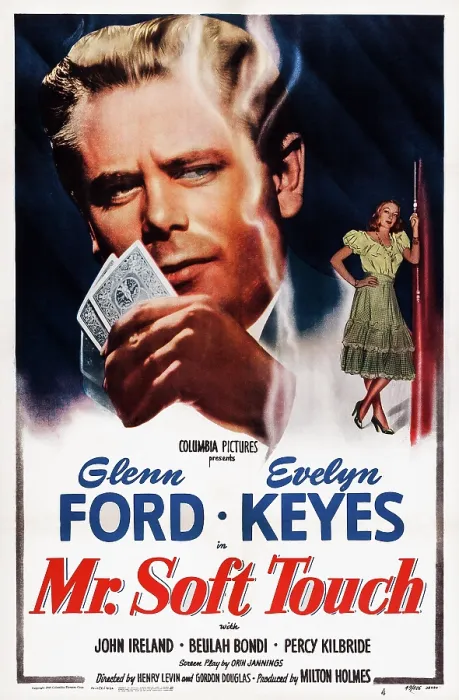 Framed Print : MR SOFT TOUCH, US poster art, from left: Glenn Ford, Evelyn Keyes, 1949 Framed Print : MR SOFT TOUCH, US poster art, from left: Glenn Ford, Evelyn Keyes, 1949
