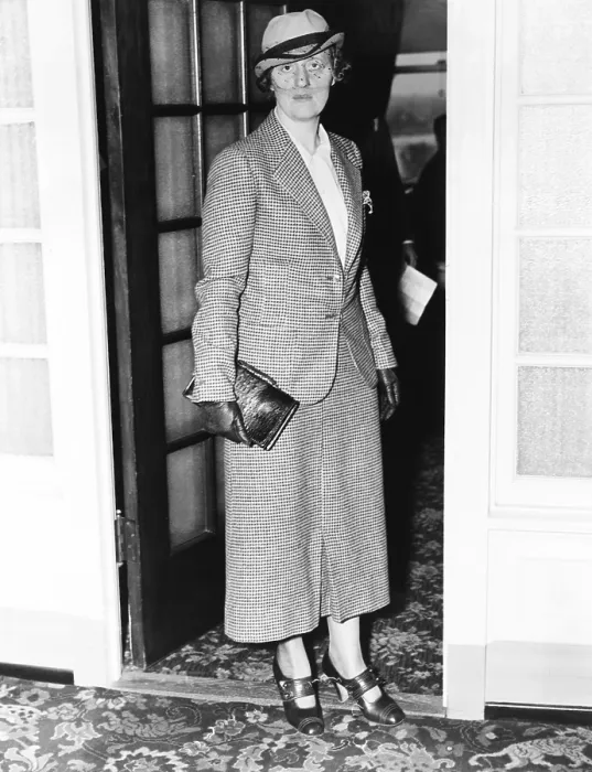 Framed Print : Mrs. Bruno Hauptmann's made a desperate attempt to prevent her husband's execution on April 3, 1936.On the night of the execution, she traveled to Flemington, N.J