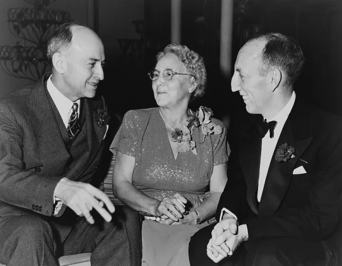 Framed Print : Mrs. Lena Bryant Malsin 1879-1951 founder of Lane Bryant Inc. with her son Raphael Malsin President of Lane Bryant Inc Framed Print : Mrs. Lena Bryant Malsin 1879-1951 founder of Lane Bryant Inc. with her son Raphael Malsin President of Lane Bryant Inc