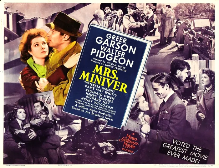 Framed Print : MRS. MINIVER, from left: Greer Garson, Walter Pidgeon, 1942 Framed Print : MRS. MINIVER, from left: Greer Garson, Walter Pidgeon, 1942