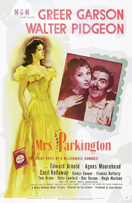 Framed Print : MRS. PARKINGTON, l-r: Greer Garson, Walter Pidgeon on poster art, 1944 Framed Print : MRS. PARKINGTON, l-r: Greer Garson, Walter Pidgeon on poster art, 1944