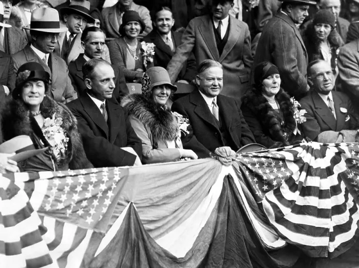 Framed Print : Mrs. William D. Mitchell, Attorney General William D. Mitchell, Lou Henry Hoover, President Herbert Hoover, Mrs