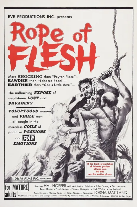 Framed Print : MUDHONEY, (aka ROPE OF FLESH, aka MUD HONEY), US poster art, 1965