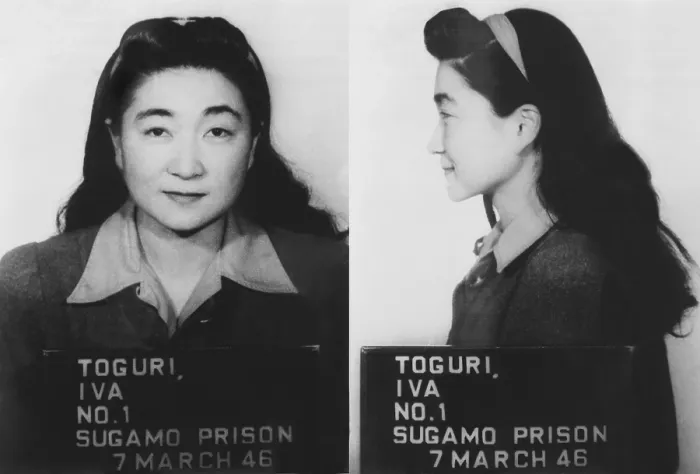 Framed Print : Mugshot of Iva Toguri (1906-2006), Japanese-American who broadcasted from Japan to U.S