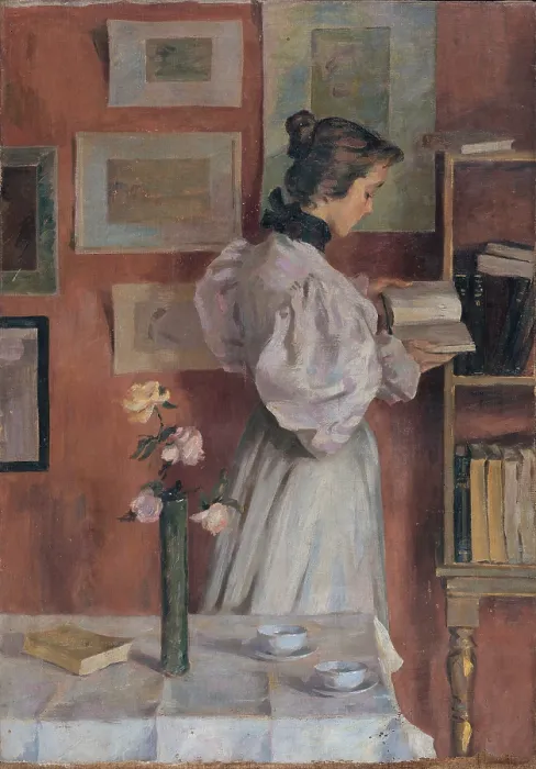 Framed Print : Muller Alfredo, Portrait of Sophia Carpenter, 1895, 19th Century, oil on canvas, Italy, Private collection (390930) Everett CollectionMondadori Portfolio**US SALES ONLY**