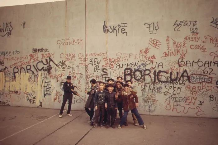 Framed Print : Multi-ethnic group of boys smile in front of a graffiti covered wall in the poor Bronx borough of New York City. Ca. 1975 Framed Print : Multi-ethnic group of boys smile in front of a graffiti covered wall in the poor Bronx borough of New York City. Ca. 1975