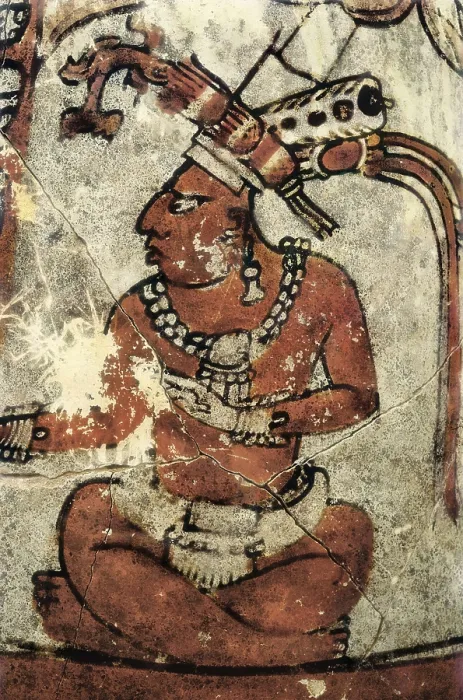 Framed Print : Multicoloured glazed ceramic with representation of warrior (7th c.). Maya art. Ceramics. GUATEMALA. Tikal. National Museum of Archaeology and Ethnology Framed Print : Multicoloured glazed ceramic with representation of warrior (7th c.). Maya art. Ceramics. GUATEMALA. Tikal. National Museum of Archaeology and Ethnology