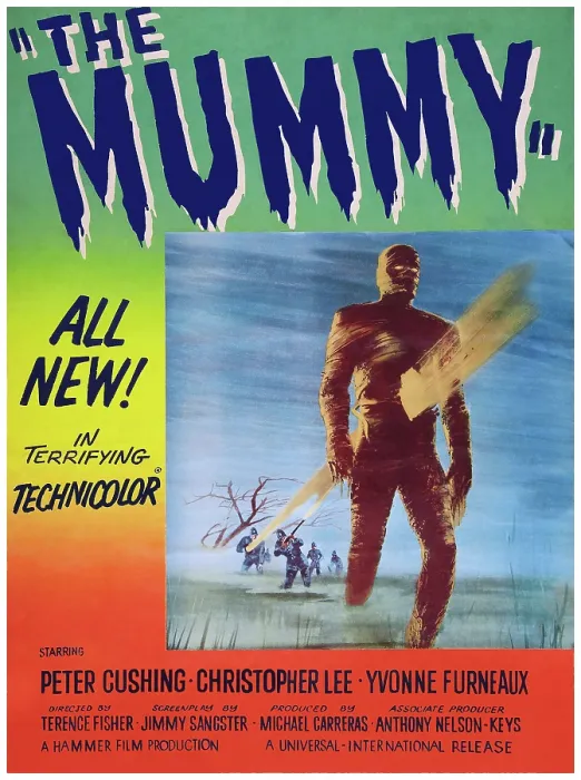 Framed Print : THE MUMMY, US poster art, 1959