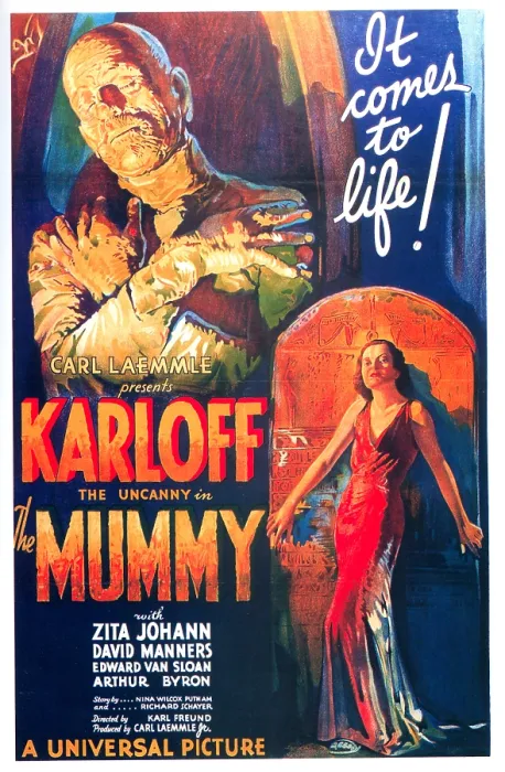 Framed Print : THE MUMMY, one sheet poster, 1932 Framed Print : THE MUMMY, one sheet poster, 1932