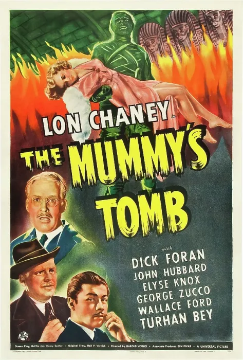 Framed Print : THE MUMMY'S TOMB, Lon Chaney, Jr. 1942