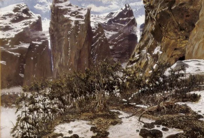 Framed Print : MUOZ i DEGRAIN, Antoni (1841-1924). Roncesvalles. end 19th c. Oil on canvas. SPAIN. Valencia. San Pio V Fine Arts Museum. AISA / Everett Collection**US SALES ONLY**