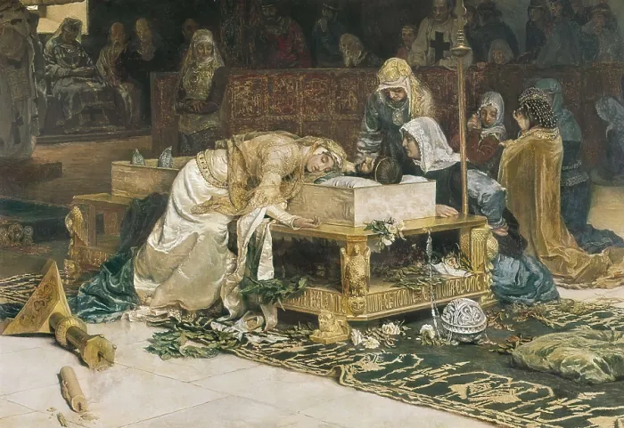 Framed Print : MUOZ i DEGRAIN, Antoni (1841-1924). Lovers of Teruel. 1884. Oil on canvas. SPAIN. Madrid. Prado Museum. AISA / Everett Collection**US SALES ONLY**