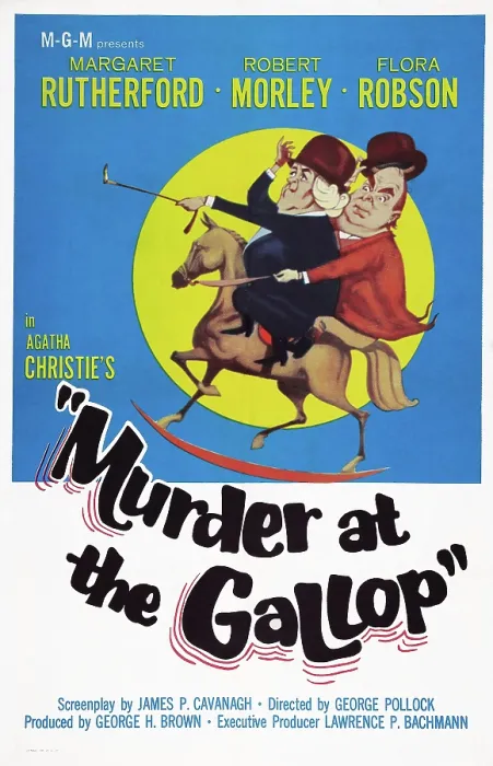 Framed Print : MURDER AT THE GALLOP, US poster art, Margaret Rutherford, Robert Morley, 1963 Framed Print : MURDER AT THE GALLOP, US poster art, Margaret Rutherford, Robert Morley, 1963