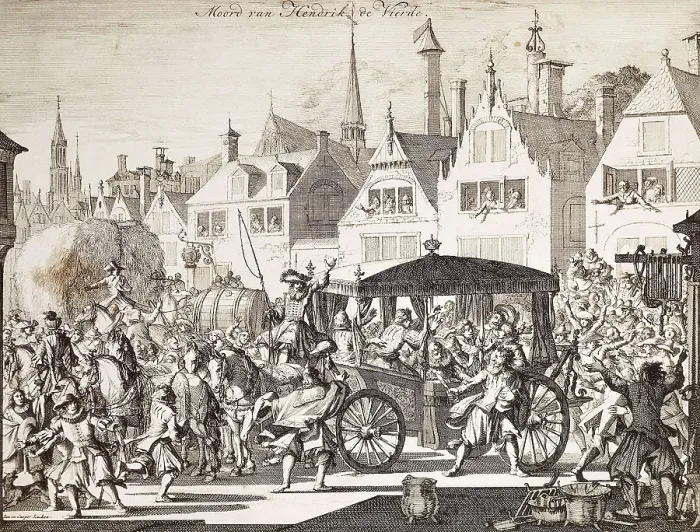 Framed Print : Murder of Henry IV of France by Franois de Ravaillac in Ferroniere street (May 14, 1610). Etching. FRANCE. Paris. Muse Carnavalet (Carnavalet Museum) Framed Print : Murder of Henry IV of France by Franois de Ravaillac in Ferroniere street (May 14, 1610). Etching. FRANCE. Paris. Muse Carnavalet (Carnavalet Museum)