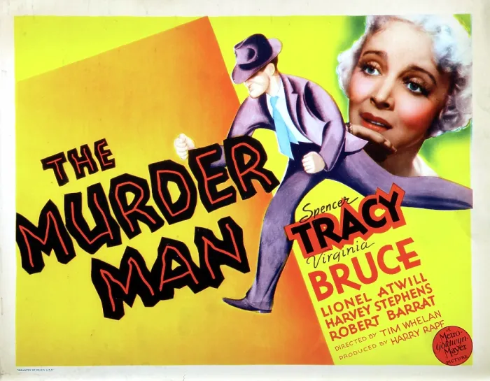 Framed Print : THE MURDER MAN, Spencer Tracy, Virginia Bruce, 1935 Framed Print : THE MURDER MAN, Spencer Tracy, Virginia Bruce, 1935
