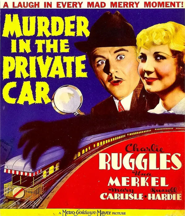 Framed Print : MURDER IN THE PRIVATE CAR, from left: Charles Ruggles, Una Merkel on window card, 1934 Framed Print : MURDER IN THE PRIVATE CAR, from left: Charles Ruggles, Una Merkel on window card, 1934