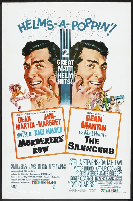Framed Print : MURDERERS ROW, THE SILENCERS, US POSTER, Dean Martin, 1966