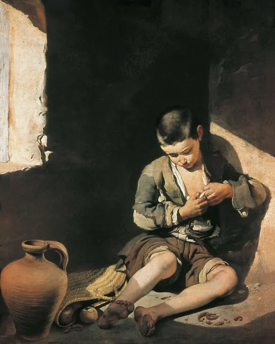Framed Print : MURILLO, Bartolom Esteban (1617-1682). The Young Beggar. ca. 1650. Oil on canvas. FRANCE. Paris. Louvre Museum. AISA / Everett Collection**US SALES ONLY** Framed Print : MURILLO, Bartolom Esteban (1617-1682). The Young Beggar. ca. 1650. Oil on canvas. FRANCE. Paris. Louvre Museum. AISA / Everett Collection**US SALES ONLY**