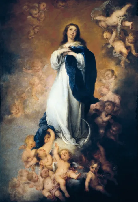 Framed Print : MURILLO, Bartolome Esteban (1617-1682). The Immaculate Conception 'of Soult'. ca. 1678 Framed Print : MURILLO, Bartolome Esteban (1617-1682). The Immaculate Conception 'of Soult'. ca. 1678