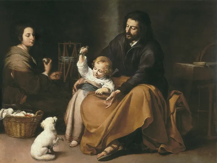Framed Print : MURILLO, Bartolome Esteban (1617-1682). The Holy Family with the Little Bird. ca. 1650. Baroque art. Oil on canvas. SPAIN. Madrid. Prado Museum Framed Print : MURILLO, Bartolome Esteban (1617-1682). The Holy Family with the Little Bird. ca. 1650. Baroque art. Oil on canvas. SPAIN. Madrid. Prado Museum