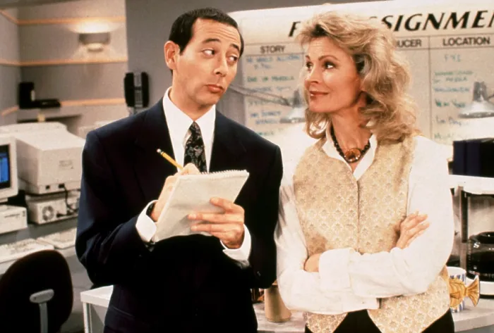 Framed Print : MURPHY BROWN, Paul Reubens, Candice Bergen, The Good Nephew, (Season 7, epis. #721, aired March 13, 1995), 1988-1998